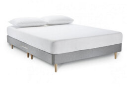 Divan Base Direct Low Divan Bed Base On Wooden Legs 6Ft Super King  - Wool Clay - thumbnail 4