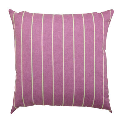 Glendale Garden & Leisure Scatter Cushion 18X18 Stripe Outdoor Garden Furniture Cushion (Pack Of 4) - L46 X W46 Cm - Purple - image 1