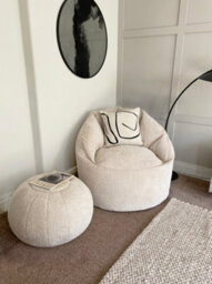 rucomfy Beanbags Rucomfy Adults Indoor Bean Bag Chair - Snug Oat Cinema Style - thumbnail 4