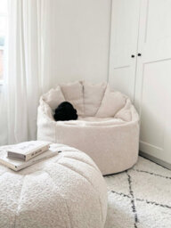 rucomfy Beanbags Rucomfy Adults Indoor Bean Bag Chair - Snug Oat Cinema Style - thumbnail 5