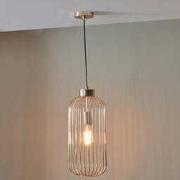 Pacific Lifestyle Dania French Gold Metal Wire Tall Pendant - thumbnail 1