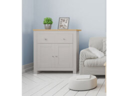 Dorel Home Emerald Sideboard With 2 Doors / 2 Drawers Grey Oak Look - thumbnail 3