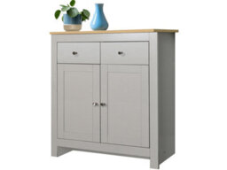 Dorel Home Emerald Sideboard With 2 Doors / 2 Drawers Grey Oak Look - thumbnail 5