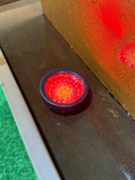 Primrose Vertical Corten Steel Water Wall With Colour Changing Leds H120Cm - thumbnail 6