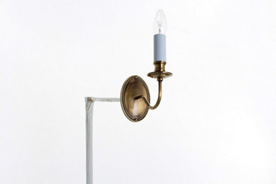 Luminosa Lighting Luminosa Georgian Light Bronze Candle Wall Lamp