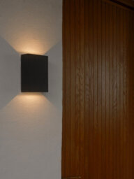 Nordlux Fold Outdoor Aluminium Wall Light Coastal/marine Safe Black,mains Led - thumbnail 5