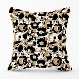 Warren Reed Designer Modern Flower Pattern Cushions 60Cm X 60Cm - thumbnail 1