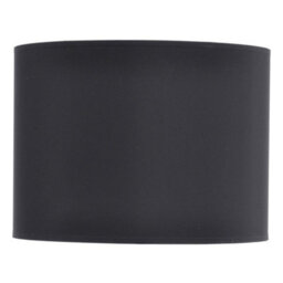 Buttercup Farm Lined Drum Lampshade - Fabric/viscose/polyamide Fram - L35.5 X W35.5 X H26 Cm - Black/silver - thumbnail 2