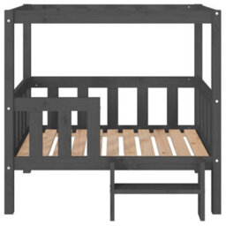 Berkfield Dog Bed Grey 95.5X73.5X90 Cm Solid Wood Pine - thumbnail 5