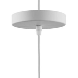 Wyld And Coco Nordiclume Geometric Pendant Light White Matte With Wood Top, 19Cm X 189Cm - thumbnail 6