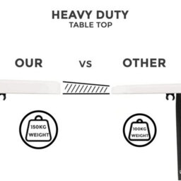 Crystals 6Ft Catering Camping Heavy Duty Folding Trestle Table Picnic Bbq Party - thumbnail 6