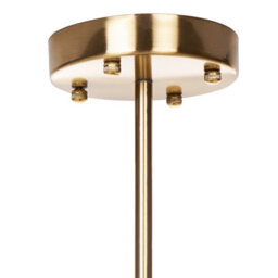 Beliani 80Cm Chandelier Pendant Lamp With Artistic Translucent Glass Plates - thumbnail 6