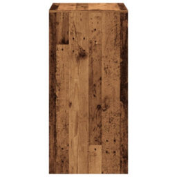 Berkfield Bar Table Old Wood 51X50X103.5 Cm Engineered Wood - thumbnail 5