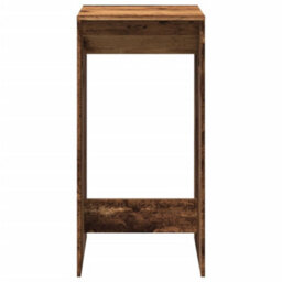 Berkfield Bar Table Old Wood 51X50X103.5 Cm Engineered Wood - thumbnail 4