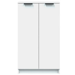 Berkfield Sturdy Shoe Cabinet White 59X35X100 Cm Engineered Wood - thumbnail 4