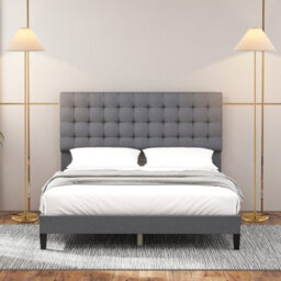 Costway 162 Cm Standing Pole Lamp W/ Linen Shade Gold Floor Lamp Foot Switch - thumbnail 9