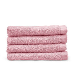 Catherine Lansfield Quick Dry Plain 30X30 Cm Face Cloth 4 Pack Pink - thumbnail 3