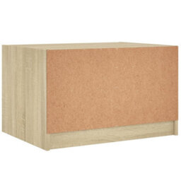 Berkfield Coffee Table With Glass Doors Sonoma Oak 68X50X42 Cm - thumbnail 8