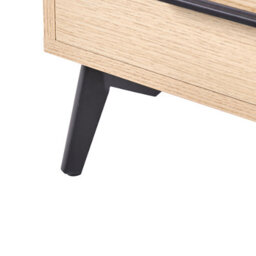 Wyld and Coco Lumahome Tv Stand, Light Brown Mdf, Modern Cable Management, W120 X D35 X H45Cm - thumbnail 8
