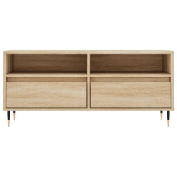 Berkfield Tv Cabinet Sonoma Oak 100X34.5X44.5 Cm Engineered Wood - thumbnail 5