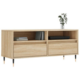 Berkfield Tv Cabinet Sonoma Oak 100X34.5X44.5 Cm Engineered Wood - thumbnail 3