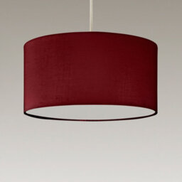 K Living Modern Drum Red Pendant Ceiling Light Shades With Diffuser - thumbnail 2
