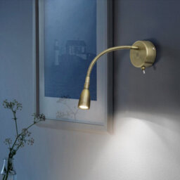 Long Life Lamps Company Led Indoor Bedside Reading Wall Light 2W 6000K Antique Brass H3143 - thumbnail 9