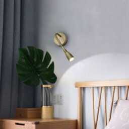 Long Life Lamps Company Led Indoor Bedside Reading Wall Light 2W 6000K Antique Brass H3143 - thumbnail 7