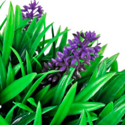 Vidaxl Set Of 2 Artificial Boxwood Ball With Lavender 30 Cm Artificial Plants - thumbnail 3