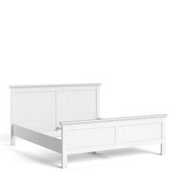 Wyld Haus Osaka Super King 6Ft6 White Wooden Bed Frame - thumbnail 3
