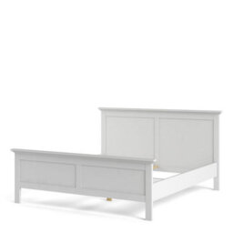 Wyld Haus Osaka Super King 6Ft6 White Wooden Bed Frame - thumbnail 5