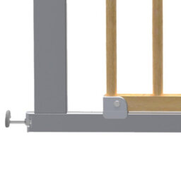 Safetots Beechwood And Metal Pressure Fit Safety Stair Gate, 109.7Cm - 117.1Cm, Safety Gate For Baby, Stylish Design - thumbnail 8