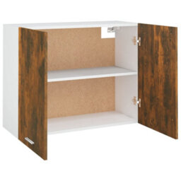 Vidaxl Hanging Cabinet Smoked Oak 80X31X60 Cm Engineered Wood - thumbnail 6