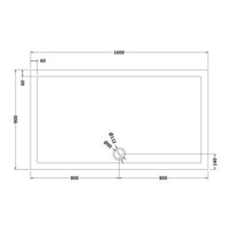 Royal Bathrooms Luxor Walk In Wet Room Fluted Shower Enclosure With 1600 X 900mm Stone Tray & Brushed Brass Frame 8mm Easy Clean Glass - thumbnail 9