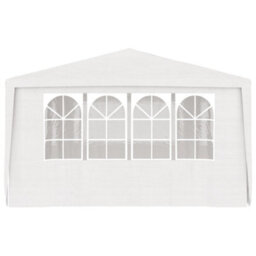 Walplus Professional Party Tent Garden Gazebo Canopy With Side Walls 4X6 M White - thumbnail 3