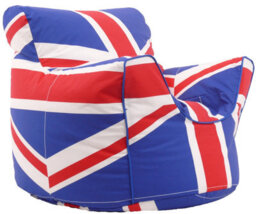 Bean Lazy Cotton Uninon Jack Team Gb Bean Bag Arm Chair Toddler Size - thumbnail 2