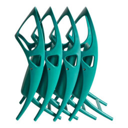 Beliani Set Of 4 Garden Chairs Nemi Folding Teal - thumbnail 9