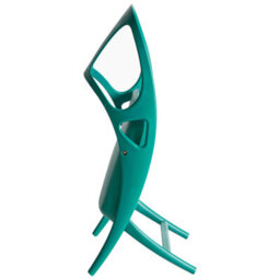 Beliani Set Of 4 Garden Chairs Nemi Folding Teal - thumbnail 8