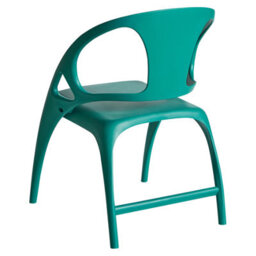 Beliani Set Of 4 Garden Chairs Nemi Folding Teal - thumbnail 6