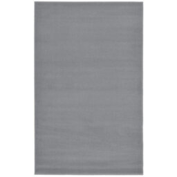 Melrose Colorama Plain Silver Grey Large Indoor Area Rug 160/230Cm - thumbnail 4