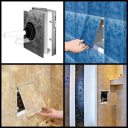 Awenta 200X300mm Access Panel Magnetic Tile Frame Steel Wall Inspection Masking Door - thumbnail 4