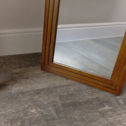 Melody Maison Tall Arched Wooden Stepped Frame Leaner Mirror 160Cm X 42Cm - thumbnail 4