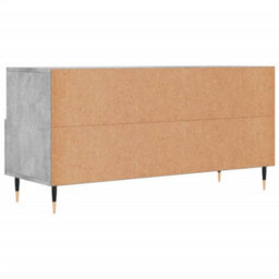 Berkfield Tv Cabinet Concrete Grey 102X36X50 Cm Engineered Wood - thumbnail 8