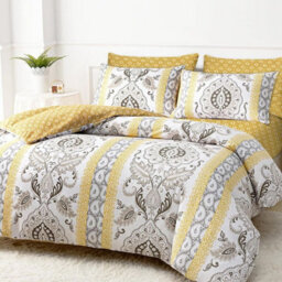 Lazzaro Double Brushed Microfibre Single Duvet Cover Set Ultrasoft Durable Easy Care With Zipper Closure - thumbnail 1