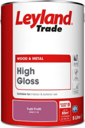 Leyland Trade Wood & Metal High Gloss Paint Tutti Frutti (Ppg17-10) 5L - thumbnail 2