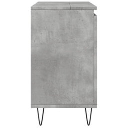 Berkfield Bathroom Cabinet Concrete Grey 58X33X60 Cm Engineered Wood - thumbnail 5