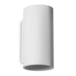 First Choice Lighting Set Of 2 Andros - White Plaster Gu10 Wall Lights - thumbnail 2