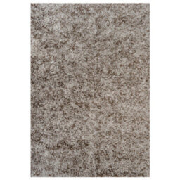 Loomed Kukoon Kinsale Brown Shaggy Soft Area Rug Living Room - 230 X 160Cm - thumbnail 1