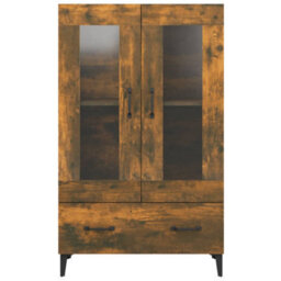 Vidaxl Highboard Smoked Oak 70X31X115 Cm Engineered Wood - thumbnail 5