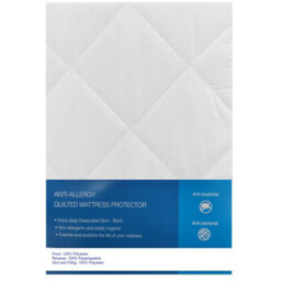 Gr8 Home Extra Deep Anti Allergy Quilted Mattress Protector Fitted Bed Sheet Cover Topper Double - thumbnail 5